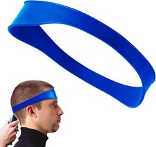 Curved silicone haircut band - haircut,