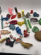 Mixed Lot Of 1980s Erasers