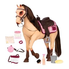 Toy Horse Our Generation Morgan Horse 20-inch Includes 12 Piece Accessory Set