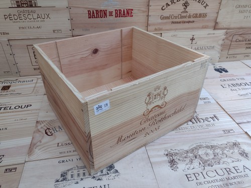 Wooden wine box - crate, ~