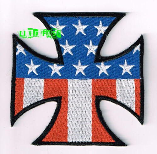 Iron cross biker patch - cross,