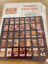 TINY SIGNS - OO GAUGE - TRAVEL POSTERS - NO 42 - BR SOUTH ENGLAND COASTAL RESORT