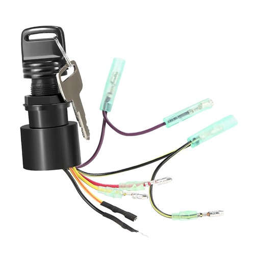 Boat ignition switch with - switch, 2
