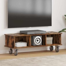 TV Stand Smoked Oak 100 x 35 x