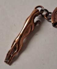 Genuine Jaguar 'Leaping Jaguar' Metal Keyring Fob. I Pace XJ XJS S-Type.