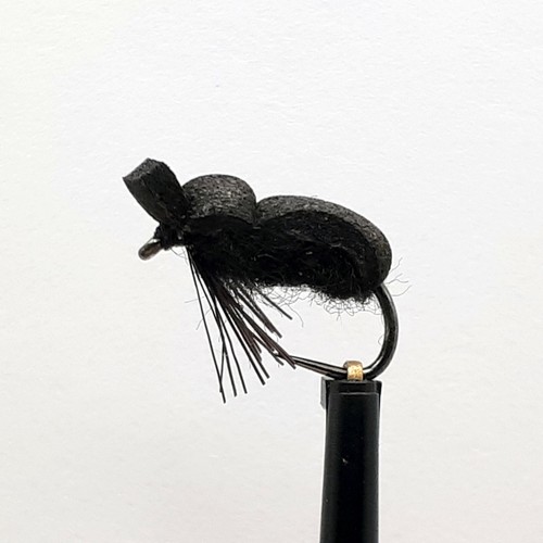Barbless foam black beetle - 3,