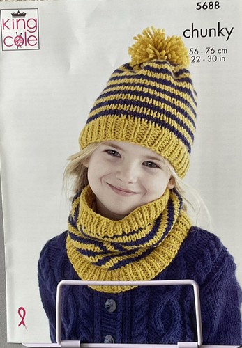 King cole cardigan hat snood - king, cardigan/hat/snood