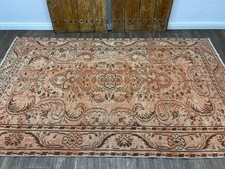 6x9 Red Brown Vintage Turkish