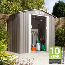 NEW 6x4 ft Metal Apex Garden