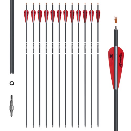 12pcs carbon arrows 3 - 12pcs,