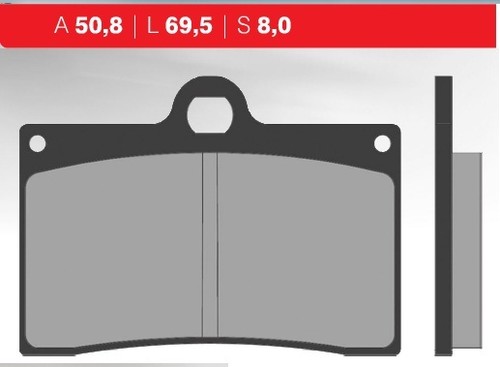 Brake pads organic front - brake,