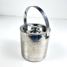 Vintage hammered aluminium