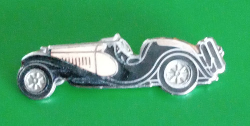 Bugatti car vintage enamel pin - vintage,