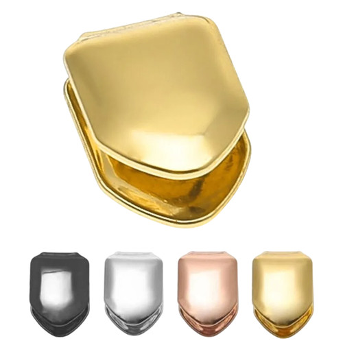 Gold plated tooth - gold, cap
