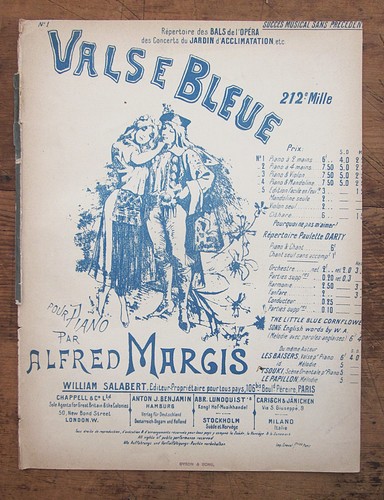 Valse bleue alfred margis - valse,