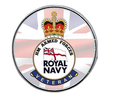 Royal Navy Armed Forces Veteran Lapel pin Badge 25mm