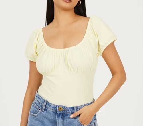 Pretty summer cotton bodysuit - pretty,