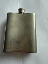 Pewter Ware Drink Flask Made