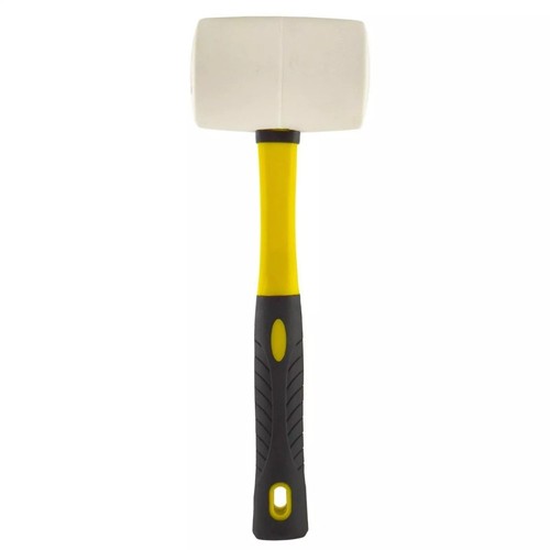 32oz large white rubber mallet - 32oz,