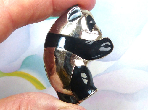 Butler wilson panda brooch - butler,