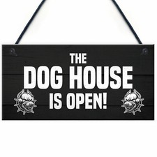 Funny Home Bar Sign DOG HOUSE
