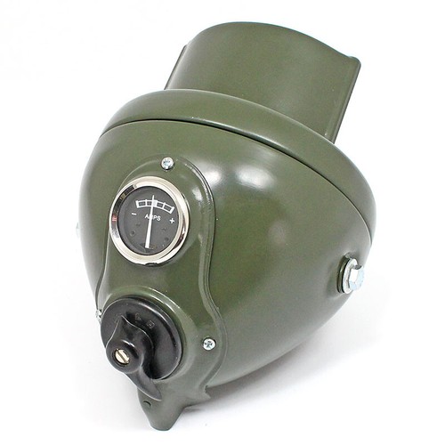 Vintage motorcycle headlamp - motorcycle,