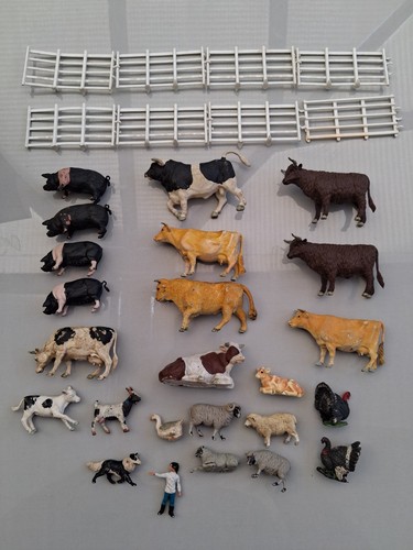 Vintage britain farm - farm, animals