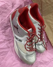 Fleche Fencing Shoes Sneakers for Foil Epee Sabre Size 9 Red