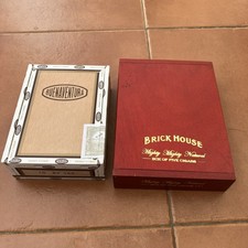 Two Cigar Boxes BRICK HOUSE /