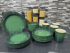 *Black Friday* Le Creuset New Ceramic Juniper Green 20 Piece Dinner Set RRP £452