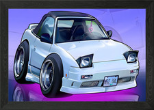 Nissan 240SX Tooned Framed