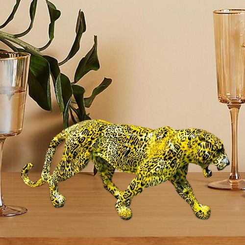 Leopard statue fashion - fashion, resin