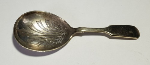 Vintage caddy spoon plated - caddy,