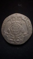 1982 20p Twenty Pence Coin