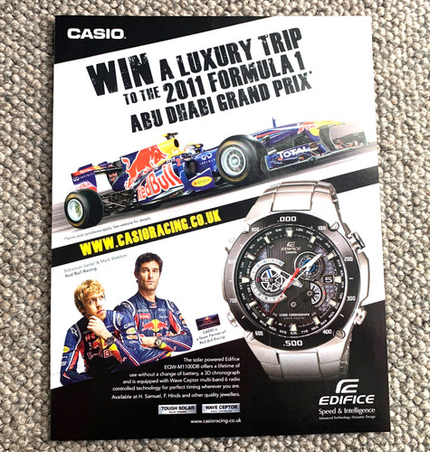 Casio edifice red bull vettel - casio,