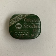 Vintage Columbia DURAGOLD Gramophone Needles with tin