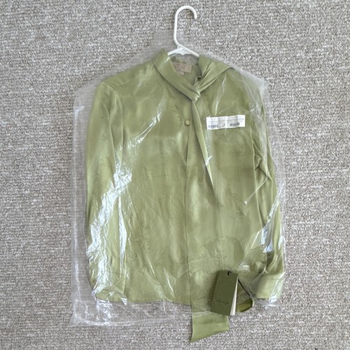 Gucci green silk satin - gucci,