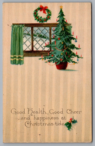 Vintage postcard christmas - postcard,