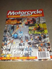 MOTORCYCLE SPORT - OLD INDIANS - Dec 1995