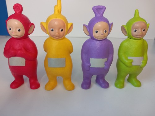 Teletubbies plastic figures - teletubbies,