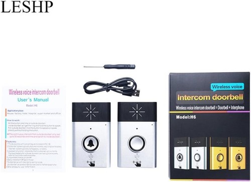 Wireless doorbell voice - doorbell, h6