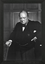 Sir Winston Churchill Framed