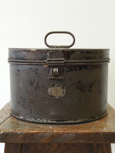 Antique tin despatch box - despatch,