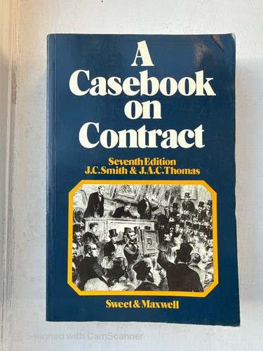 Casebook contract 17th - on,