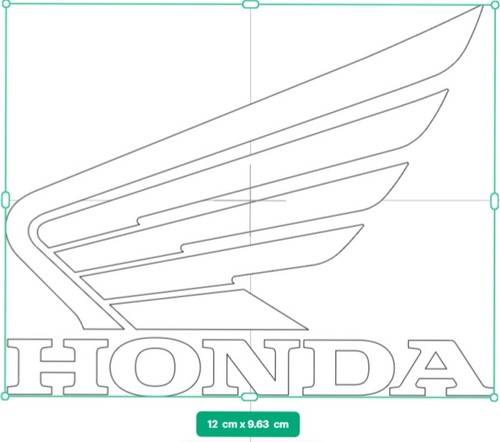Honda sticker decals - 2x,
