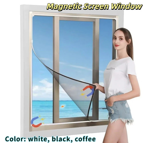 Magnetic window insect screen - magnetic,