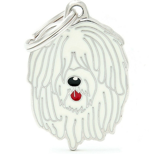 Komondor dog tag - id,