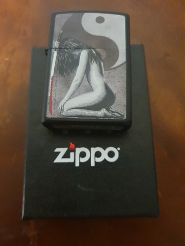 Zippo lighter lady girl - lady,