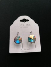 Rhodium Plated Earrings