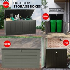Outdoor storage box with - storage,